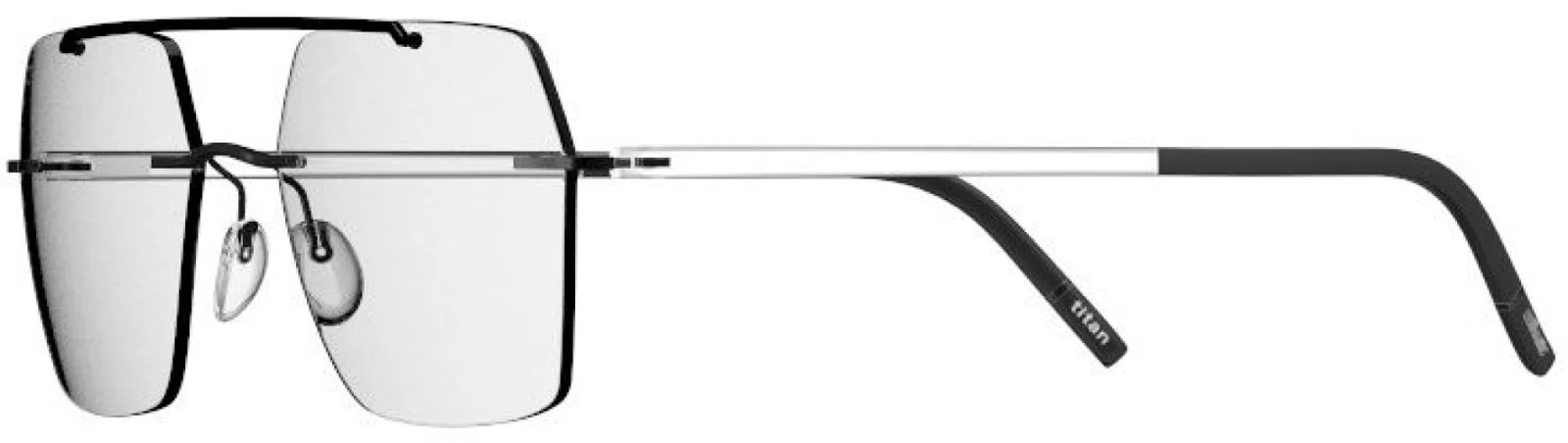 Silhouette The Wave Color Groove Demo Rimless 5567 Eyeglasses - view 78